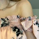 MISA Los Angeles Laiyin Floral Print Off The Shoulder Ruffle Dress Photo 5