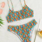 SheIn Floral Bikini Set Photo 1