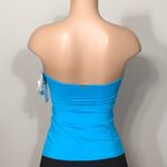 Anne cole  aqua blue tankini top. Small NWT Photo 6