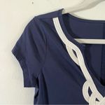 Lilly Pulitzer Dress True Navy Blue Brewster T-Shirt Dress Sz S GUC Photo 6