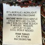 Susina Women's Red Long Sleeve Pullover Crew Neck Crochet Knitted Sweater Top L Size L Photo 3