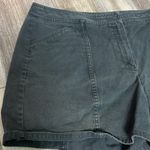 Caslon  shorts washed gray black size 12 Photo 1