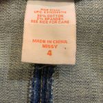 Faded Glory Vintage  Distressed Embroidered Denim Size 4 Blazer.             1816 Photo 5