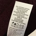 Lucky Brand  Wine Cranberry Open Front Cardigan Sz S Photo 3