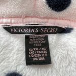 Victoria's Secret  Pink Polka Dot Plush Fleece Robe XL XXL Belted Lounge Cozy‎ Photo 3