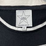 Area Stars New Color Block Stripe Mini Sweater Dress Black White Red Size Small Photo 13