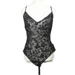 NWT Forever 21 Plus Size Black Lace Bodysuit – 1X, Sheer & Stretchy Photo 1