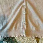 Ralph Lauren  light pink cottagecore quiet luxury cardigan with ruffle hems Photo 2