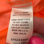 Vibrant Women's Blouse‎ in Coral Orange Size M Photo 3