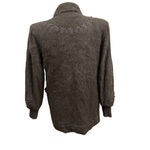 Vintage Angora Beaded Cardigan Korea 80% Angora L/XL Brown Photo 6