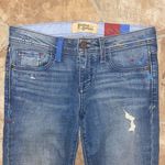 Holding Horses Paint Splatter Design Distressed Skinny Jeans, Size 26 Petite Photo 2