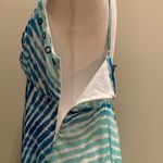 Boston Proper  Watercolor Chiffon Slip Dress Photo 9