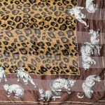 Anne Klein Vintage Leopard Square Scarf Wraps Photo 3