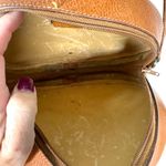 Furla  Floral Brown Leather Canteen Purse Crossbody Handbag Photo 5