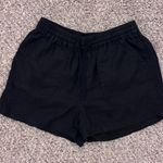 Quince  Black Casual Linen Shorts Photo 1