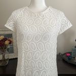Burberry crochet/lace dress white size 12 Photo 2