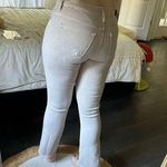 Mother Women’s 27 Khaki Insider Crop Fray Jeans Blow by Blow Photo 2