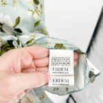 Erdem Womens Soleil Floral Print Cotton Poplin Sleeveless Mini Dress Size 8 Mint Green Photo 8
