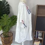 Lane Bryant  embroidered peasant blouse with tassels Photo 2