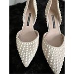 French Connection  shoes size 8.5 studded beaded heels Photo 1