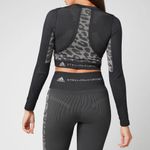 adidas by Stella McCartney Truepurpose Long Sleeve Crop Top Size M Workout Gym Gray Size M Photo 2