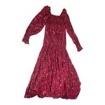 Free People Size small sweet escape Pink Floral Long Sleeve Dress boho doen Photo 3