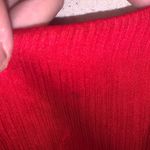 Connected Apparel  Red Sleeveless Shag Dress Photo 6