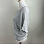 White House | Black Market NWT Silver Glam Dolman Sleeve Knit Sweater Size M Photo 7