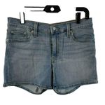 Levi's Levi Strauss NWOT 29 Mid Rise Mid Length Short Denim Short Med Wash Stretch NEW Photo 1