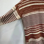 prAna  Adelaide  multicolor striped metallic‎ pullover sweater size M Photo 1