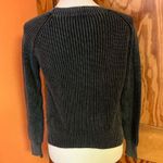 FOR THE REPUBLIC  Charcoal Cable Knit Sweater Photo 7