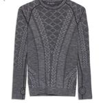 Lululemon Heathered Black Rest Less Pullover M activewear workout spring Photo 0