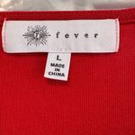 Fever Red Chain Ruched Scoop Neck Long Photo 3