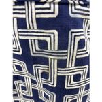 ORIGINAL MILLY OF NEW YORK Size 4 NAVY BLUE WHITE CHAIN STRAP Short DRESS Photo 8