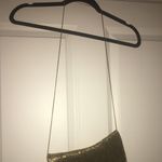 Akira Black Label Hand-Beaded Gold Crossbody Purse Photo 6