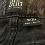 BDG  Girlfriend High Rise Denim Shorts Washed Black Photo 3