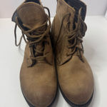 VINTAGE Brown Leather Distressed Chukka Boots Size 9M Photo 0
