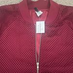 Windsor NWT Mesh Bomber Zip-Up Jacket Photo 4