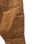 Carhartt Women's Rugged Flex Loose Fit Canvas Double-Front Brown Pants 16T Tall Photo 4