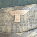 LC Lauren Conrad Lauren Conrad Medium Blue Checkered Top Photo 3