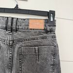 ZARA Women’s 2 Gray Black Wash Raw Hem Flare Jeans Photo 4