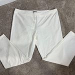 Eileen Fisher NWT Washable Stretch Crepe Pull On White Slim Ankle Pant 1X Photo 0