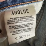AGOLDE  denim Riley high rise straight crop in zephyr size 25  style a056d-811 Photo 3