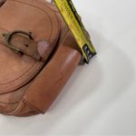 Lucky Brand Saddle Bag Leather Small Crossbody Shoulder Purse Tan Boho Western Photo 3