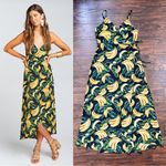 Show Me Your Mumu SMYM • Meghan Wrap Dress sundress Gone Bananas print tropical beach hi low Photo 1