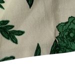 Rococo Sand White Green Floral Print Asymmetric Mini Skirt Size Medium Photo 6