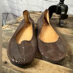 French Sole fs/ny Zeppa Leather Wedge in Chocolate Snake Print size 8.5 Brown Photo 3