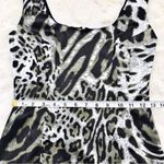 JAY GODFREY Leopard Print Satin Mini Dress Sleeveless Black White Size 0 New‎ Photo 10