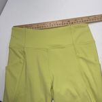 Lululemon Fast Free MidRise 23" Electric Yellow Nulu Leggings Athleisure Pants 4 Photo 2