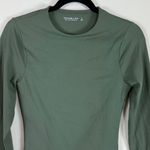 Abercrombie & Fitch Soft AF High Neck Olive Green Long Sleeve Bodysuit Size S Photo 2